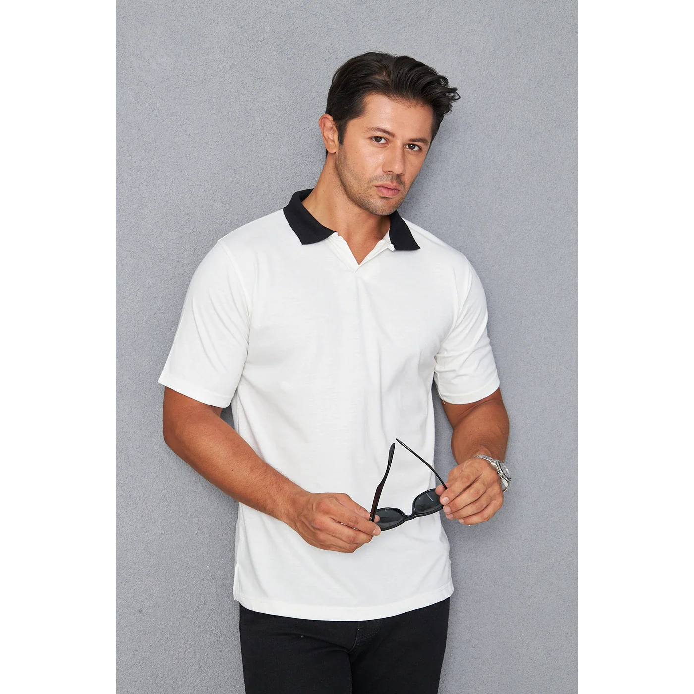 PACK OF 2 CONTRAST SHIRTS