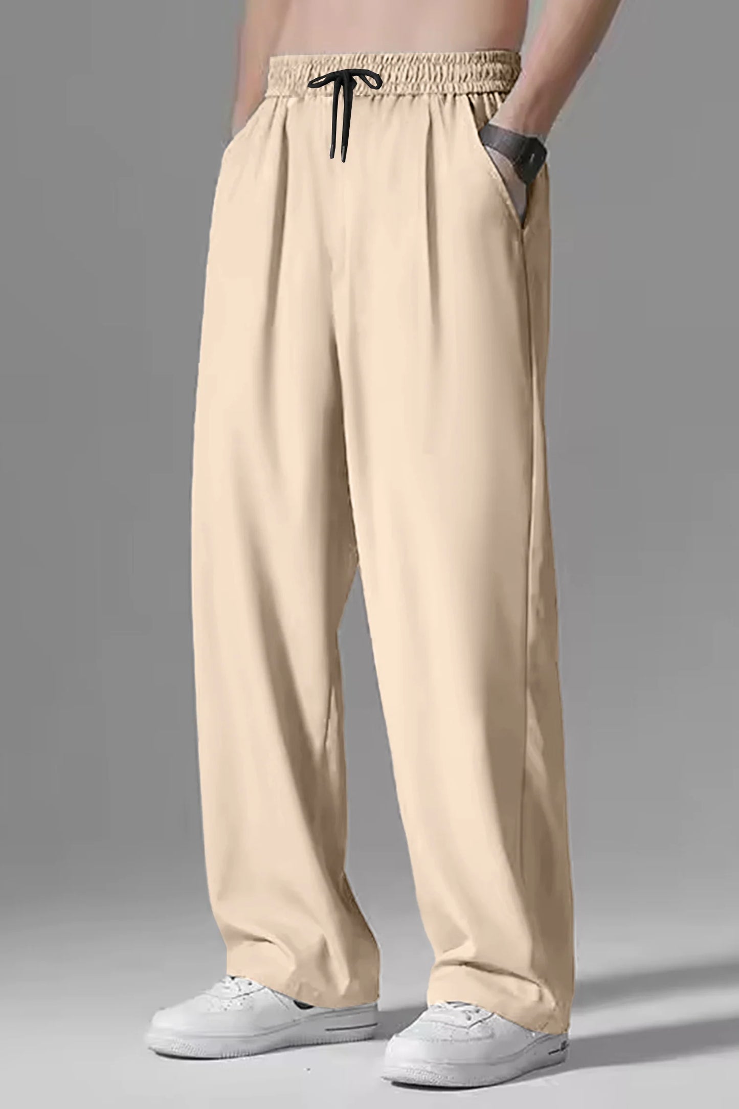 BAGGY CARGO + CONTRAST COLLAR T SHIRT