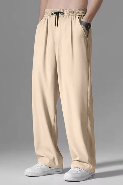 BAGGY CARGO + CONTRAST COLLAR T SHIRT