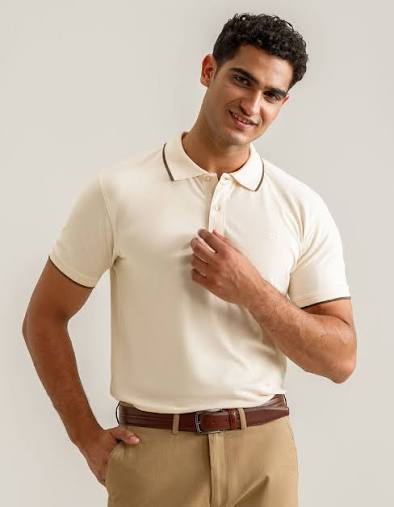 CONTRAST  COLLAR SPECIAL T SHIRTS
